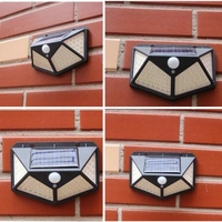 Outdoor Solar Lamp 100 LED Solar Light PIR Motion Sensor Wall Light Waterproof Solar Powered Sunlight 