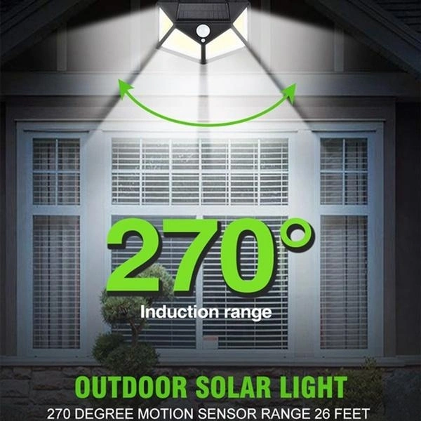 Outdoor Solar Lamp 100 LED Solar Light PIR Motion Sensor Wall Light Waterproof Solar Powered Sunlight 