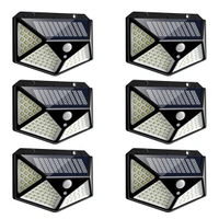 Outdoor Solar Lamp 100 LED Solar Light PIR Motion Sensor Wall Light Waterproof Solar Powered Sunlight 