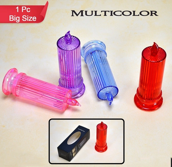 Big Simple Candles for Home Decoration, Crystal Candle Lights