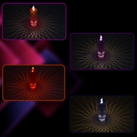 Big Simple Candles for Home Decoration, Crystal Candle Lights
