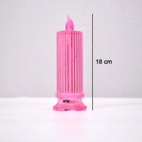 Big Simple Candles for Home Decoration, Crystal Candle Lights