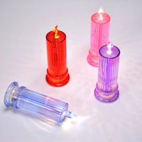 Big Simple Candles for Home Decoration, Crystal Candle Lights