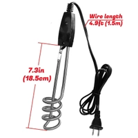1000W-220V Water Heater Portable Electric Immersion Element Boiler