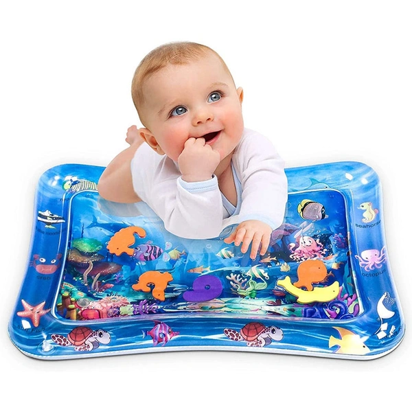 Baby Water Mat Inflatable Baby Play Mat Activity Center for Infant Baby Toys 3 to 15 Months, Baby Gifts for Boys
