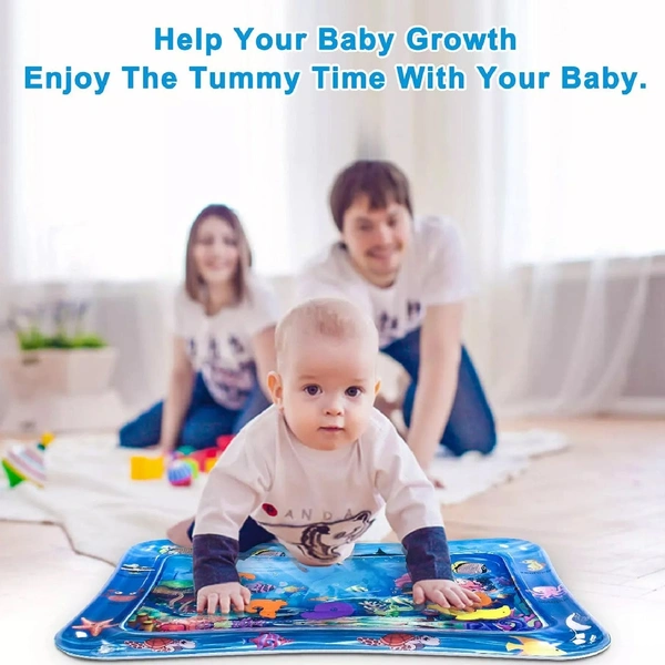 Baby Water Mat Inflatable Baby Play Mat Activity Center for Infant Baby Toys 3 to 15 Months, Baby Gifts for Boys