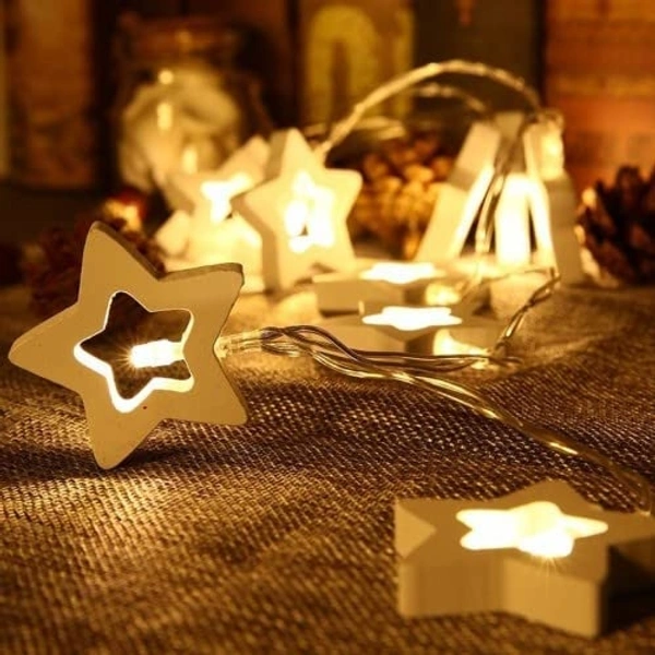 20 led Star String Fairy Light for Diwali Christmas and All Other Festive and Home Decoration for Indoor/Outdoor During Birthdays, Anniversary