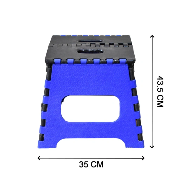 12 Inches Folding Step Stool For Adults And Kids , Kitchen Stepping Stools - Blue, 12 inches