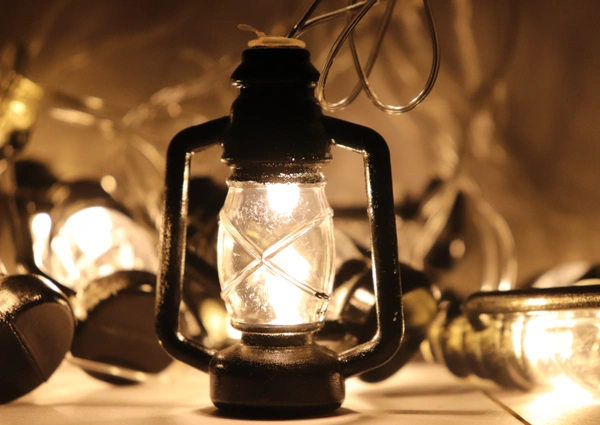Black Lantern LED Lights