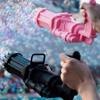 Electric 8-Hole Bubbles, New Gatling Bubble Machine Outdoor Toys Gun