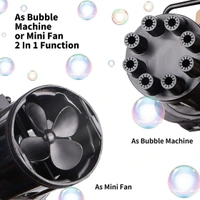 Electric 8-Hole Bubbles, New Gatling Bubble Machine Outdoor Toys Gun