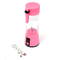 Portable 6 Blade Juicer Cup USB Rechargeable Vegetables Fruit Juice Maker Juice Extractor Blender Mixer With Power Bank