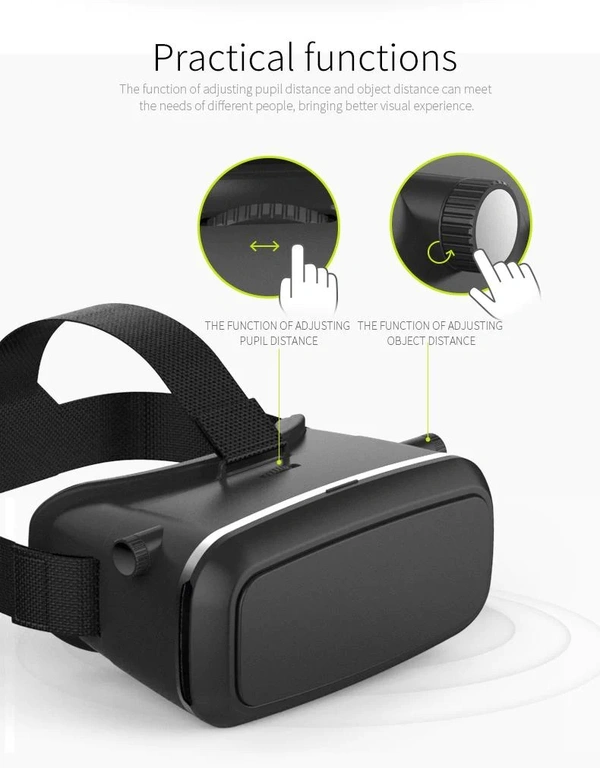 VR Virtual Reality Headset 3D Glasses for Video Games Movies