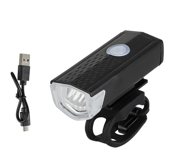 Usb Rechargeable Front Bicycle/Bike Anti-Glare Smart Headlight/Flashlight 
