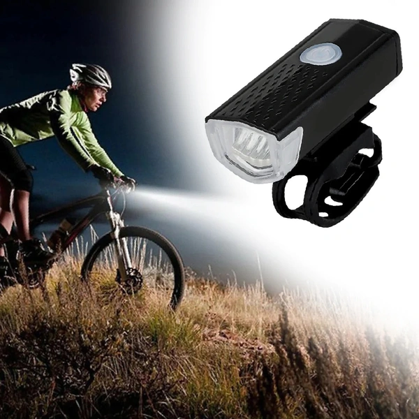 Usb Rechargeable Front Bicycle/Bike Anti-Glare Smart Headlight/Flashlight 