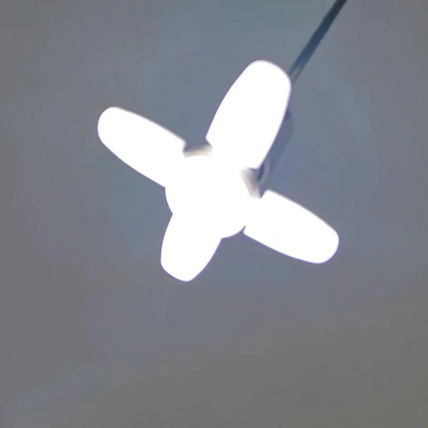 FAN BLADE LED BULB 28V FOLDABLE LED BLADE FAN BULB ( 1 PC )