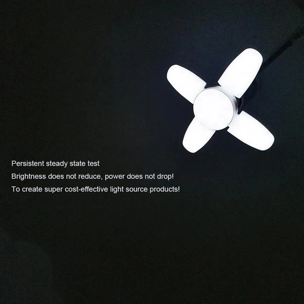 FAN BLADE LED BULB 28V FOLDABLE LED BLADE FAN BULB ( 1 PC )