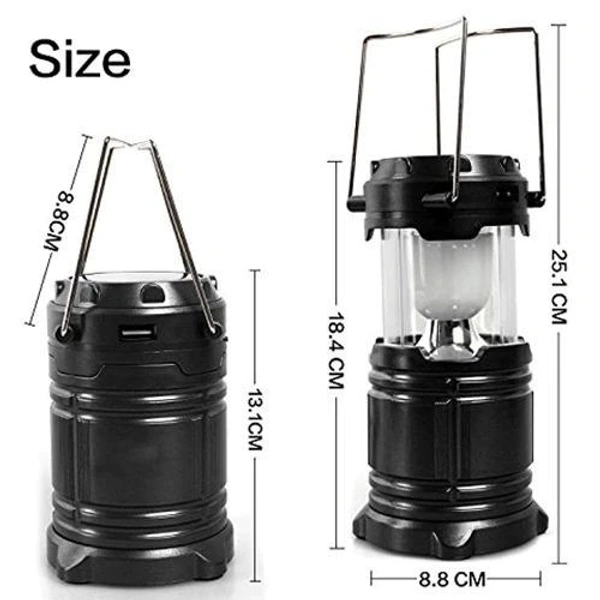 RECHARGEABLE CAMPING LANTERN LED SOLAR EMERGENCY LIGHT BULB