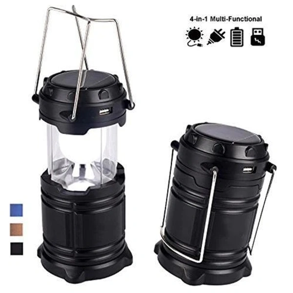 RECHARGEABLE CAMPING LANTERN LED SOLAR EMERGENCY LIGHT BULB