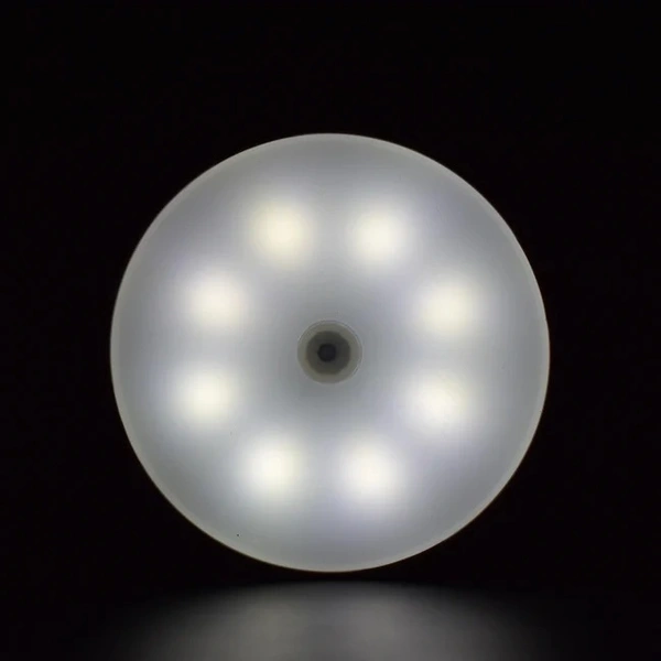  ROUND SHAPE 8 LED MOTION SENSOR INDUCTION LED LIGHT