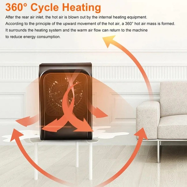 WARM WIND ROOM HEATER 220V HEATER FOR OFFICE & BEDROOM USE HEATER