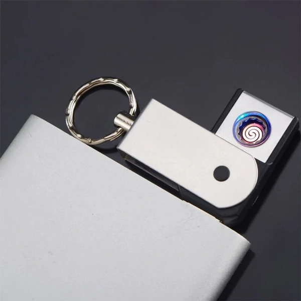 USB MINI PORTABLE LIGHTERS WITH THIN METAL CREATIVE