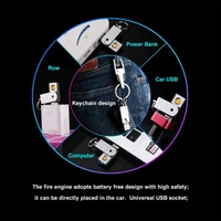 USB MINI PORTABLE LIGHTERS WITH THIN METAL CREATIVE