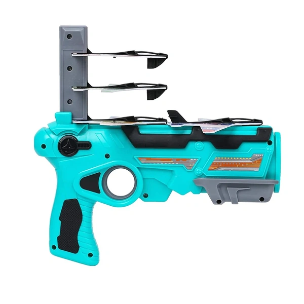 Airplane Launcher Toy Catapult aircrafts Gun with 4 Foam aircrafts