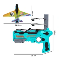 Airplane Launcher Toy Catapult aircrafts Gun with 4 Foam aircrafts