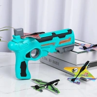 Airplane Launcher Toy Catapult aircrafts Gun with 4 Foam aircrafts