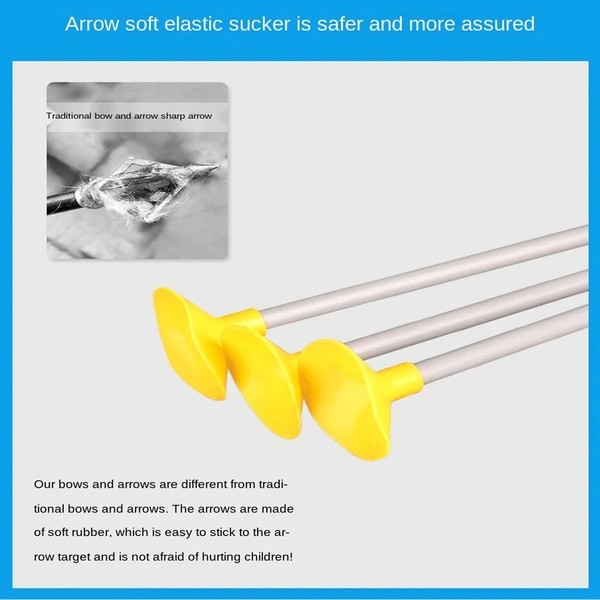 Bow and Arrow Archery Set with 3 Suction Arrow