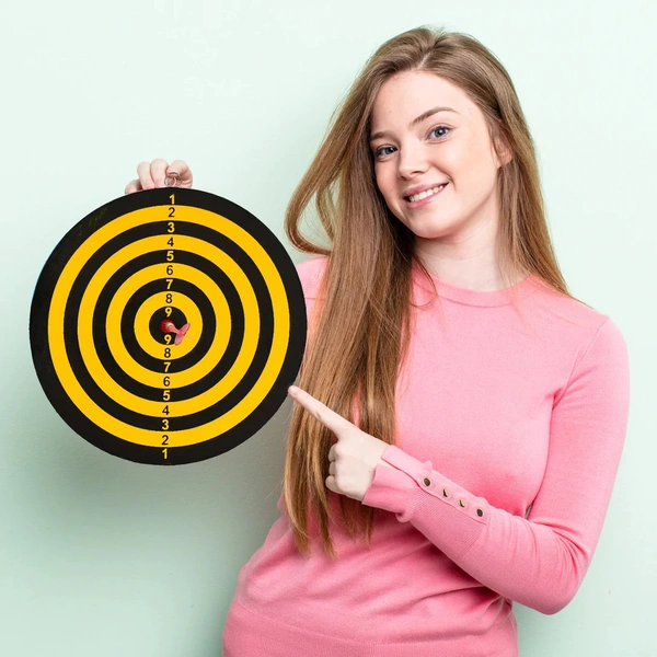 Small Dart Board with 2 Darts Set for Kids Children. Indoor Sports Games Board Game Dart Board Board Game