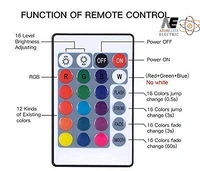15mtr Multicolor LED Strip Rope Light with Remote & Cord Fixed