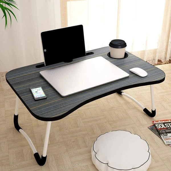 Multi-Purpose Laptop Desk for Study and Reading with Foldable Non-Slip Legs Reading Table Tray , Laptop Table ,Laptop Stands, Laptop Desk, Foldable Study Laptop Table