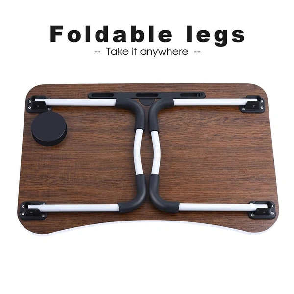 Multi-Purpose Laptop Desk for Study and Reading with Foldable Non-Slip Legs Reading Table Tray , Laptop Table ,Laptop Stands, Laptop Desk, Foldable Study Laptop Table