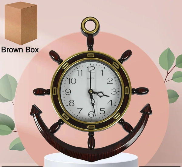 Anchor Shape Wall Clock 