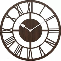 Wooden Vintage Roman Wall Clock