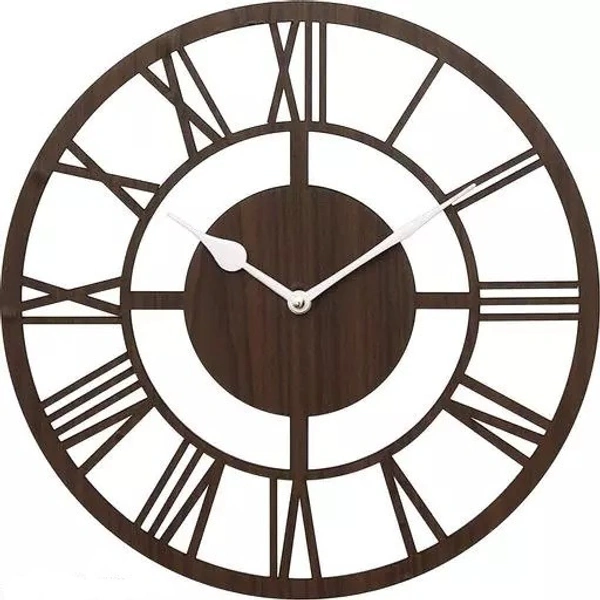 Wooden Vintage Roman Wall Clock