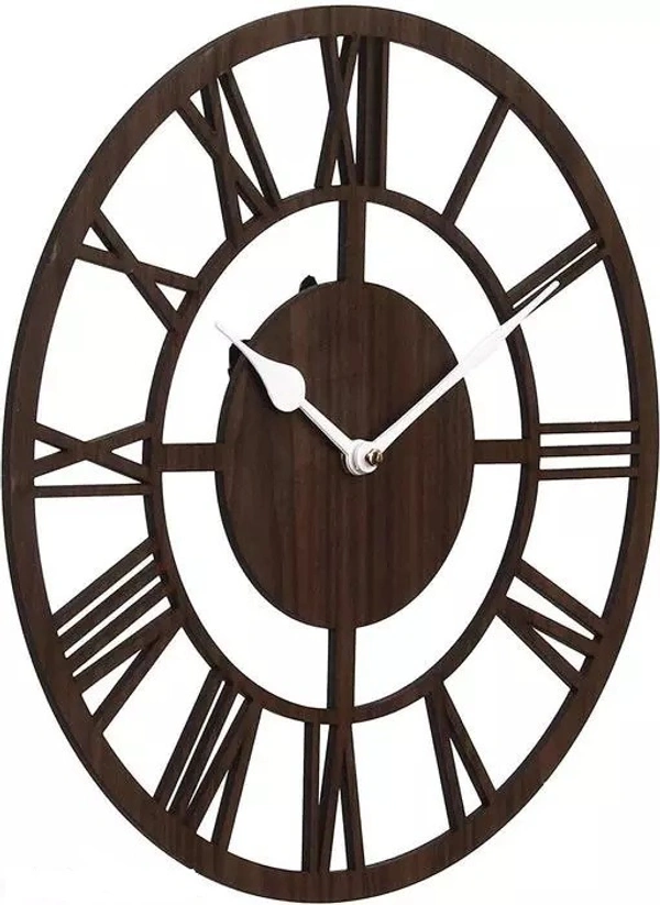 Wooden Vintage Roman Wall Clock