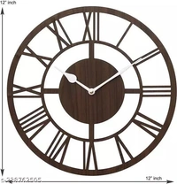 Wooden Vintage Roman Wall Clock