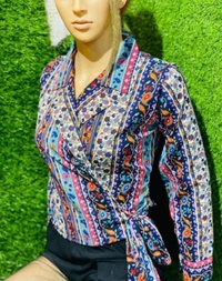 Trendy Printed Women Tops - L