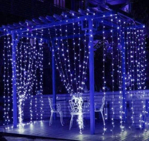 Blue Rice Light Power Pixel 44 Led 12 Meter Indoor Decoration Rice Light Decorative String Fairy Rice Lights Perfect for Diwali Decoration and Home Decoration (Blue Pack of 1)