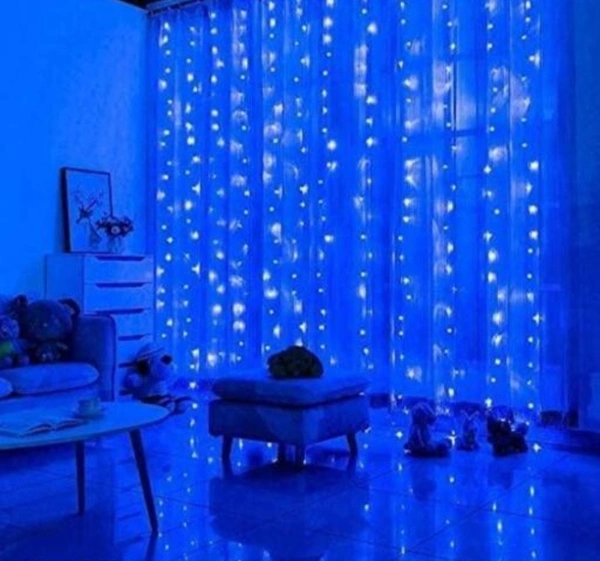 Blue Rice Light Power Pixel 44 Led 12 Meter Indoor Decoration Rice Light Decorative String Fairy Rice Lights Perfect for Diwali Decoration and Home Decoration (Blue Pack of 1)