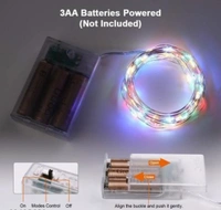 50 LED Multicolor Battery Powered Fairy Light (Pack of 1)