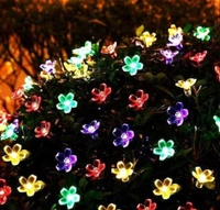 14 LED 4 Meter Blossom Flower Fairy String Lights, Christmas Lights for Diwali Home Decoration (16 Led Flower Multicolor)