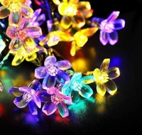 14 LED 4 Meter Blossom Flower Fairy String Lights, Christmas Lights for Diwali Home Decoration (16 Led Flower Multicolor)