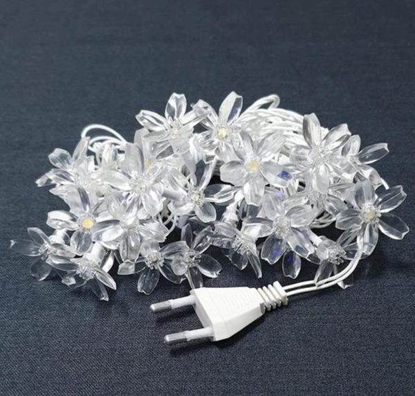 14 LED 4 Meter Blossom Flower Fairy String Lights, Christmas Lights for Diwali Home Decoration (16 Led Flower Multicolor)