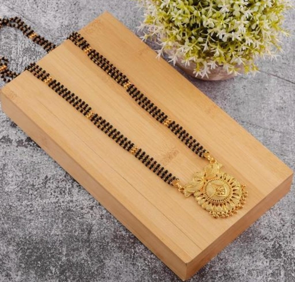 Alloy Trendy Gold Plated Mangalsutra 
