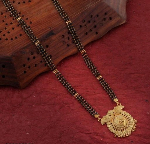 Alloy Trendy Gold Plated Mangalsutra 