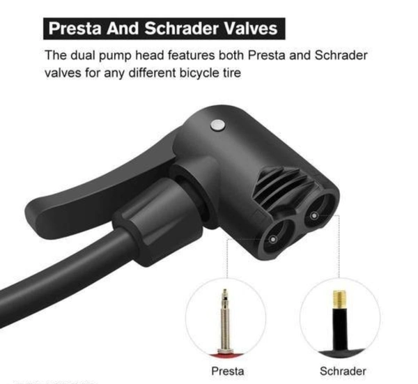 Portable High Pressure Foot Air Pump Compressor for Car and Bike Air Pump for Motorbike Cars Bicycle for Football Cycle Pumps for Bicycle car air Pump for tubeless